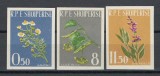 Albania 1962 Mi 654/56 B MNH - Plante Medicinale