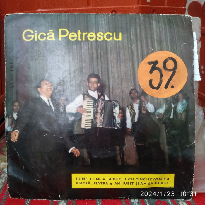 -Y- GICA PETRESCU ( VINIL 7 &quot; )DISC VINIL LP