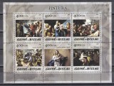 Guineea Bissau 2005 - Mari muzee ale lumiii - Prado - Picturi de Velazquez, van Dyck, Raphael, Tizian.s.a., Bloc, MNH
