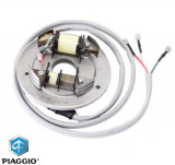 Magnetou (stator aprindere) original Piaggio Ape Car P2 - MP501 - P601 - TM (09-) - TM P602 - P703 (84-) 2T AC 220cc - 3 fire