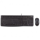 Kit tastatura si mouse cu fir logitech mk120