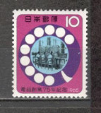 Japonia.1965 75 ani telefonia GJ.88, Nestampilat