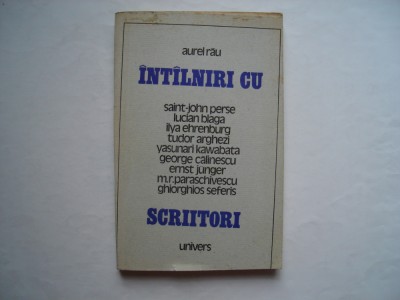 Intalniri cu scriitori - Aurel Rau foto