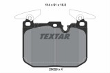 Set placute frana TEXTAR 2502807