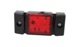 Lampa Gabarit LED Slim Rosie 12-30V, 73x33mm, Omologare E9, Durata 50000h, Consum Redus, Universal Auto