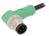 Cablu Conectare M12 PIN 4 Unghi 1.5m 250VAC 4A