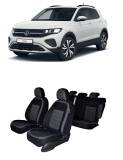 Cumpara ieftin Set huse scaune material textil dedicate VW T-CROSS 2020-2023 (BANCHETA FRACTIONATA, STYLE)