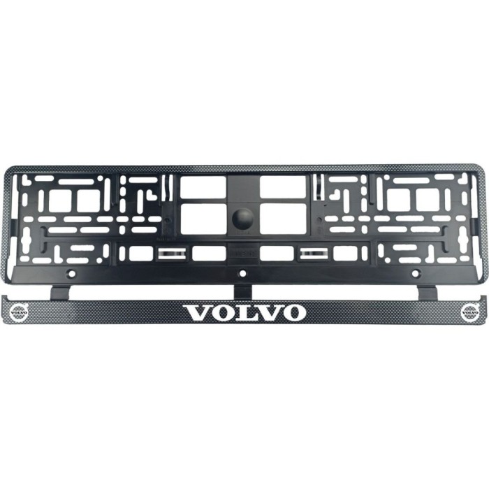 Set 2 bucati, suport numar inmatriculare carbon VOLVO VI