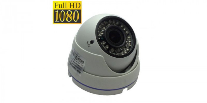 Camera de supraveghere dome FullHD AHD HDTVI HDCVI, Senzor Sony 2.0MP,IR 30m (36 LED), Lentila varifocala 2.8-12mm