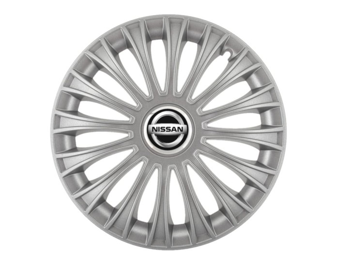 Set 4 capace roti Dino cromat R16 pentru gama auto Nissan