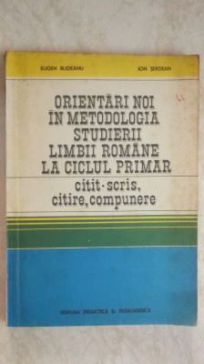 Eugen Blideanu, I. Serdean - Orientari noi in metodologia studierii limbii ... foto