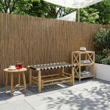 vidaXL Bancă de grădină 80 x 38 x 40 cm Bambus natural Dreptunghiular 42028073