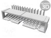 Conector IDC soclu tată 26 pini 2,54mm unghi 90&deg; THT HARTING