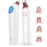 Aparat cu Vacuum pentru Puncte Negre si de Grasime, Curatare Faciala, 3 Viteze, 4 Capete, Lumina LED, Ingrijirea Tenului, Incarcare USB, Instrument Me