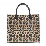 Geanta shopper cu model animal print