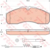 Set placute frana,frana disc MERCEDES SPRINTER autobasculanta (905) (2001 - 2016) TRW GDB1694