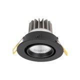 Spot LED reflector Eleni 10W 4000K IP44, negru, Metsan