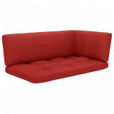 Perne pentru canapea din paleți, 3 buc., roșu, vidaXL