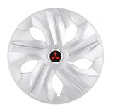 Cumpara ieftin Set 4 Capace Roti Mitsubishi, model Luna Gray, R16, Autohelix MSA