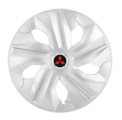 Set 4 Capace Roti Mitsubishi, model Luna Gray, R16 foto