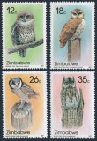 Zimbabwe 1987 - Bufnite, păsări, fauna, serie neuzata