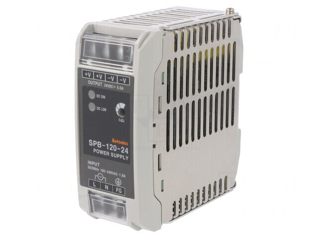 Alimentator Pulsatoriu DIN 120W 24V 5A IP20