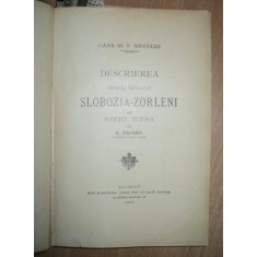 DESCRIEREA MOSIILOR REGALE SLOBOZIA ZORLENI, PREDEAL, BOROSTENI, POENI, BUCURESTI, 1906