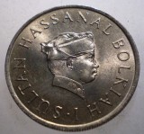 J.082 BRUNEI SULTAN HASSANAL BOLKIAH 20 SEN 1968 AUNC