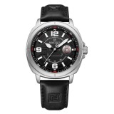 Ceas Barbati Naviforce 8078 Negru-Gri , Design Business, Functii Multiple, Data automata, Rezistent la Apa 3ATM