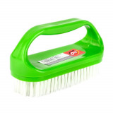 Perie Plastic cu Maner OTI pentru Unghii, Greutate 48 g, Culoare Verde, Perie pentru Unghii OTI, Perie pentru Maini, Perie pentru Ingrijire Unghii, Pe