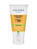 Crema anti-aging pentru protectie solara Herbal cu SPF50+, 50ml, Celenes