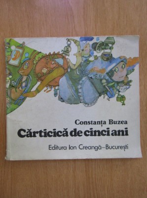 Constanta Buzea - Carticica de cinci ani 1983, autograful si dedicatia autoarei foto