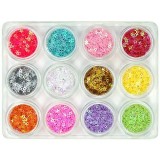 Cumpara ieftin Stele cu găuri - kit nail art, 12 buc