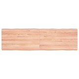 vidaXL Blat masă, 140x40x(2-6) cm, maro, lemn tratat contur organic