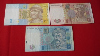 LOT BANCNOTE STRAINE UKRAINA foto