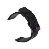 Curea piele naturala compatibila Huawei Watch GT 7 46mm, telescoape Quick Release, 22mm, Negru