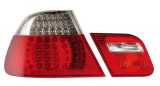 Set lampi spate, stopuri Bmw Seria 3 (E46), Coupe/Cabrio 03.2003-09.2006, montare spate, stanga+dreapta, LED; rosu-alb; Tuning, Eagle Eyes