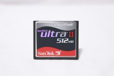 Card memorie CF Compact SanDisk Ultra II 512 MB foto