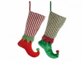 Cumpara ieftin Set 2 ciorapi suspendabili model Elf 28x45 cm