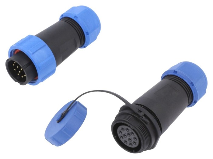 Conector circular 12 pini IP67
