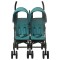 Carucior dublu, verde, otel - 2