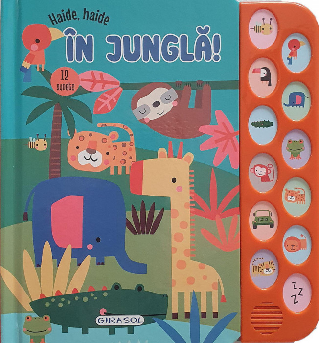 12 Sunete - Haide, haide in jungla! PlayLearn Toys