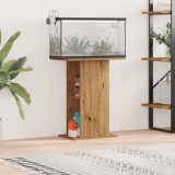 Suport Acvariu Stejar Artizanal 36x60.5x72.5 cm Lemn Prelucrat Dulap Depozitare Stabil Elegant