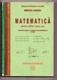 Matematica. manual pentru clasa a xi-a. tc + cd 3 ore de mircea ganga