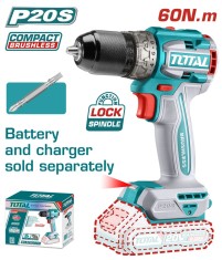 TOTAL - MASINA DE GAURIT - 20V - 60N.m - MOTOR FARA PERII (NU INCLUDE ACUMULATOR) PowerTool TopQuality foto