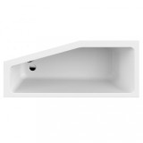 Cadă de baie asimetrică Keos 70x160x44 st&acirc;nga