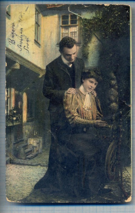 AX 451 CP VECHE-INDRAGOSTITI IN TINUTA DE EPOCA-TINCA BAGU- BERESTI-JUD COVURLUI