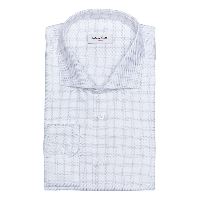 Camasa barbati slim in carouri C004SL