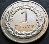 Moneda 1 ZLOT / ZLOTY - POLONIA, anul 1995 * cod 3796, Europa