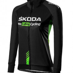 Geaca Ciclism Dama Oe Skoda We Love Cycling WLC Negru / Verde Marime XL 000084613K